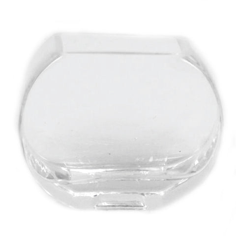 Semi-Circular Clear Glass Vase - Jodhshop