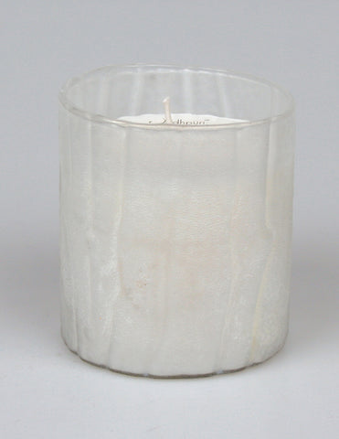 Moroccan Rose Scented Candle with Wavy Salt Finish - 8 ounce - Jodhshop