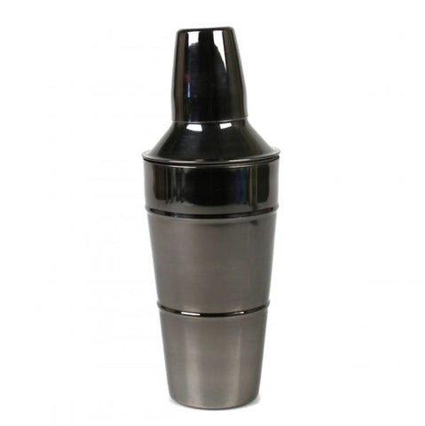 Stainless Steel Cocktail Shaker with Black Nickel Finish - 28 oz - Jodhpuri Online