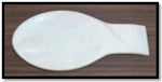 48102: Spoon Rest, White Marble
