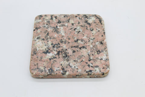 50571: Pink Granite Square Coasters - Set of 4 - Jodhshop