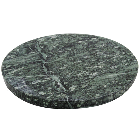 67066: Trivet, Green Marble - Round
