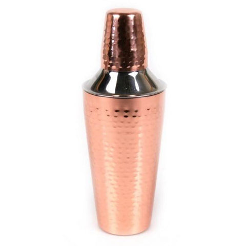 Hammered Copper Cocktail Shaker - 28 oz - Jodhpuri Online