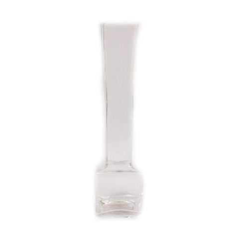 Square Bottom Clear Vase - 3 x 3 x 12 inches - Jodhshop