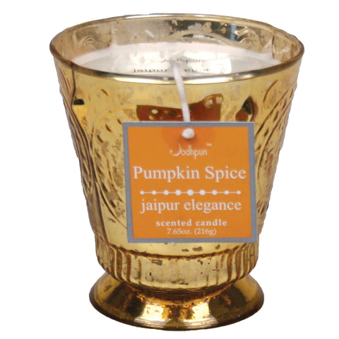 Pumpkin Spice Scented Jaipur Candle - 7.65 ounces - Jodhshop